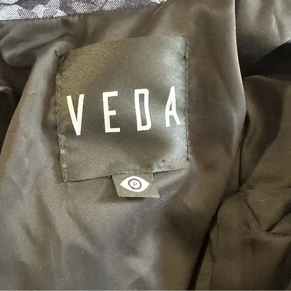 Veda • Cayman Floral Linen Bomber Blazer Size Small - Picture 10 of 12